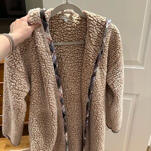 Vera Bradley Sherpa Robe with hood